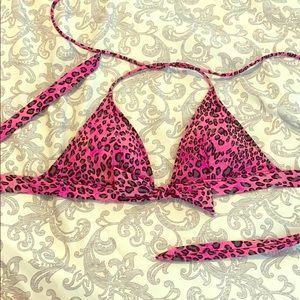 Leopard Victoria secret PINK swim top